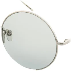 Linda Farrow - 626 C6 Square Sunglasses - White Gold - Eyewear - Avvenice