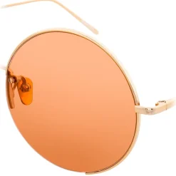 Linda Farrow - 626 C5 Square Sunglasses - Light Gold - Eyewear - Avvenice^ Sunglasses & Eyewear
