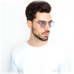 Linda Farrow - 479 C10 Square Sunglasses - White Gold - Eyewear - Avvenice