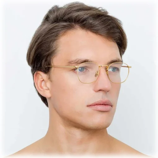 Linda Farrow - 743 C1 Square Sunglasses - Black - Eyewear - Avvenice