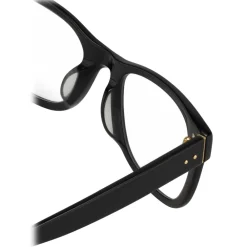 Linda Farrow - 357 D-Frame Optical Glasses in Black - LFL357C1OPT - Eyewear - Avvenice