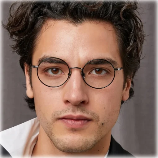 Linda Farrow - Adams Oval Optical Glasses in Light Gold Khaki - LFL925C6OPT - Eyewear - Avvenice