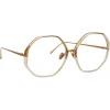 Linda Farrow - Alona Oversized Optical Glasses in Clear - LFLC901C12OPT - Eyewear - Avvenice^ Sunglasses