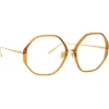 Linda Farrow - Alona Oversized Optical Glasses in Tobacco - LFL901C19OPT - Eyewear - Avvenice^ Sunglasses