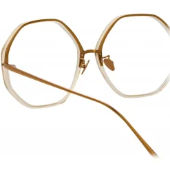 Linda Farrow - Alona Oversized Optical Glasses in Clear - LFLC901C12OPT - Eyewear - Avvenice^ Sunglasses