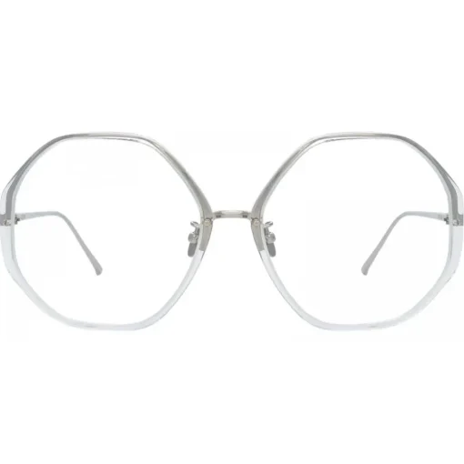 Linda Farrow - Alona Oversized Optical Glasses in Clear - LFL901C13OPT - Eyewear - Avvenice^ Sunglasses
