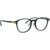 Linda Farrow - Arnold A Angular Optical Glasses in Green - LF63AC3OPT - Eyewear - Avvenice^ Sunglasses