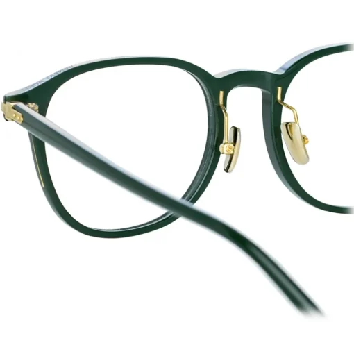 Linda Farrow - Arnold A Angular Optical Glasses in Green - LF63AC3OPT - Eyewear - Avvenice^ Sunglasses