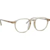 Linda Farrow - Arnold Angular Optical Glasses in Ash - LF63C4OPT - Eyewear - Avvenice^ Sunglasses