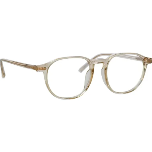 Linda Farrow - Arnold Angular Optical Glasses in Ash - LF63C4OPT - Eyewear - Avvenice^ Sunglasses