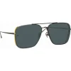 Linda Farrow - Asher Aviator Sunglasses in Nickel - LFL1122C3SUN - Eyewear - Avvenice^ Sunglasses