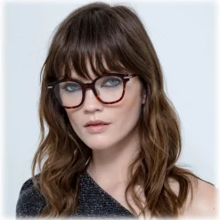 Linda Farrow - Atkins A D-Frame Optical Glasses in Black - LF42AC1OPT - Eyewear - Avvenice