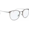 Linda Farrow - Calthorpe Oval Optical Glasses in Milky Grey - LFL251C57OPT - Eyewear - Avvenice