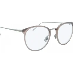 Linda Farrow - Calthorpe Oval Optical Glasses in Milky Grey - LFL251C57OPT - Eyewear - Avvenice