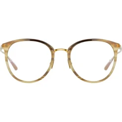 Linda Farrow - Calthorpe Oval Optical Glasses in Horn - LFL251C78OPT - Eyewear - Avvenice