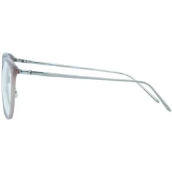 Linda Farrow - Calthorpe Oval Optical Glasses in Milky Grey - LFL251C57OPT - Eyewear - Avvenice