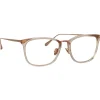 Linda Farrow - Cassin Optical D-Frame in Ash - LFL1457C6OPT - Eyewear - Avvenice^ Sunglasses