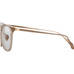 Linda Farrow - Cassin Optical D-Frame in Ash - LFL1457C6OPT - Eyewear - Avvenice^ Sunglasses