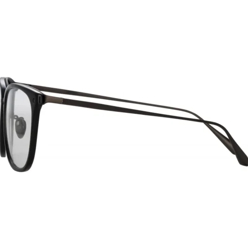 Linda Farrow - Cassin Optical D-Frame in Matt Nickel - LFL1457C5OPT - Eyewear - Avvenice^ Sunglasses