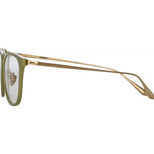 Linda Farrow - Cassin Optical D-Frame in Sage - LFL1457C7OPT - Eyewear - Avvenice