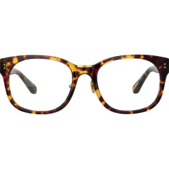 Linda Farrow - Cedric A Rectangular Optical Frames in Tortoiseshell - LFL1275AC7OPT - Eyewear - Avvenice