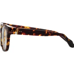 Linda Farrow - Cedric A Rectangular Optical Frames in Tortoiseshell - LFL1275AC7OPT - Eyewear - Avvenice