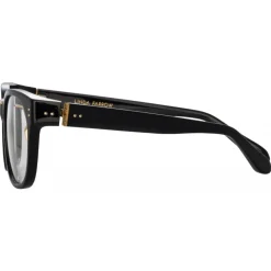 Linda Farrow - Cedric A Rectangular Optical Frames in Black - LFL1275AC6OPT - Eyewear - Avvenice^ Sunglasses