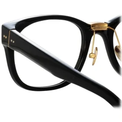 Linda Farrow - Cedric A Rectangular Optical Frames in Black - LFL1275AC6OPT - Eyewear - Avvenice^ Sunglasses