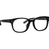 Linda Farrow - Cedric Rectangular Optical Frames in Black - LFL1275C1OPT - Eyewear - Avvenice^ Sunglasses