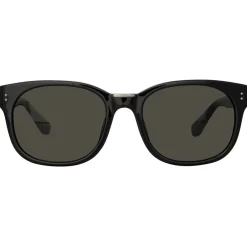 Linda Farrow - Cedric Rectangular Sunglasses in Black and Nickel - LFL1275C11SUN - Eyewear - Avvenice^ Sunglasses