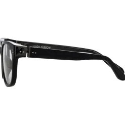 Linda Farrow - Cedric Rectangular Optical Frames in Black and Nickel - LFL1275C10OPT - Eyewear - Avvenice