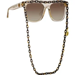 Linda Farrow - Dakota Flat Top Sunglasses in Ash - LFL1304C4SUN - Eyewear - Avvenice^ Sunglasses