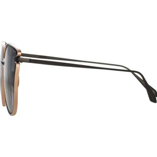 Linda Farrow - Dinah Cat Eye Sunglasses in Yellow Gold - LFL1422C3SUN - Eyewear - Avvenice^ Sunglasses