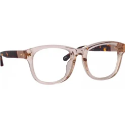 Linda Farrow - Edson D-Frame Optical Glasses in Black - LFL1385C1OPT - Eyewear - Avvenice