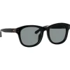 Linda Farrow - Edson D-Frame Sunglasses in Black - LFL1385C4SUN - Eyewear - Avvenice