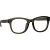 Linda Farrow - Edson Optical D-Frame in Translucent Green - LFL1385C9OPT - Eyewear - Avvenice^ Sunglasses