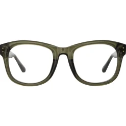 Linda Farrow - Edson Optical D-Frame in Translucent Green - LFL1385C9OPT - Eyewear - Avvenice^ Sunglasses