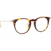 Linda Farrow - Ellis Oval Optical Glasses in Tortoiseshell - LF54C2OPT - Eyewear - Avvenice