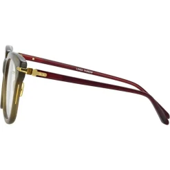 Linda Farrow - Empire D-Frame Optical Glasses in Green - LF28AC4OPT - Eyewear - Avvenice