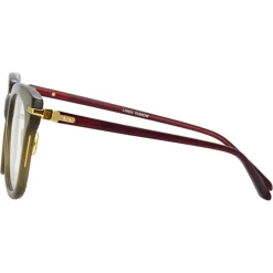 Linda Farrow - Empire D-Frame Optical Glasses in Green - LF28C4OPT - Eyewear - Avvenice^ Sunglasses