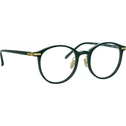 Linda Farrow - Forster A Oval Optical Glasses in Ash - LF59AC4OPT - Eyewear - Avvenice