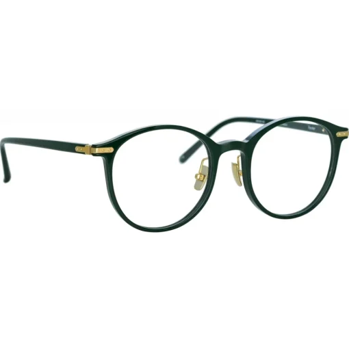 Linda Farrow - Forster A Oval Optical Glasses in Ash - LF59AC4OPT - Eyewear - Avvenice