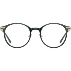 Linda Farrow - Forster A Oval Optical Glasses in Ash - LF59AC4OPT - Eyewear - Avvenice
