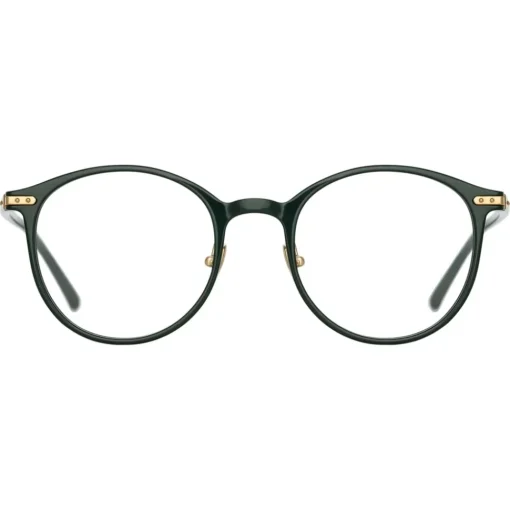 Linda Farrow - Forster A Oval Optical Glasses in Ash - LF59AC4OPT - Eyewear - Avvenice