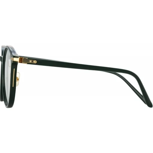 Linda Farrow - Forster A Oval Optical Glasses in Ash - LF59AC4OPT - Eyewear - Avvenice