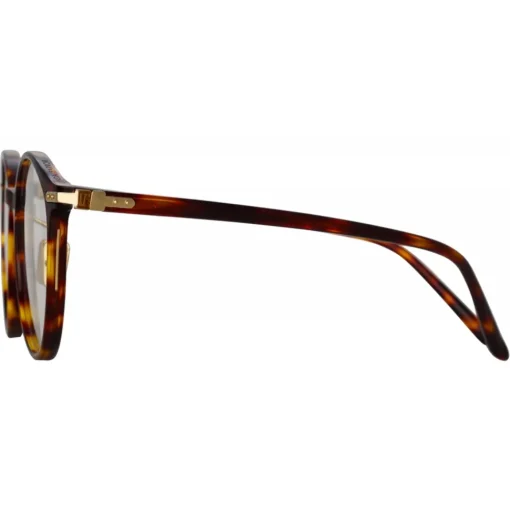 Linda Farrow - Forster A Oval Optical Glasses in Tortoiseshell - LF59AC2OPT - Eyewear - Avvenice