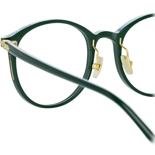 Linda Farrow - Forster A Oval Optical Glasses in Ash - LF59AC4OPT - Eyewear - Avvenice