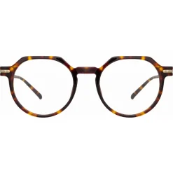 Linda Farrow - Griffin A Oval Optical Glasses in Tortoiseshell - LF50AC2OPT - Eyewear - Avvenice^ Sunglasses