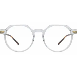 Linda Farrow - Griffin Oval Optical Glasses in Clear - LF50C3OPT - Eyewear - Avvenice^ Sunglasses