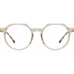 Linda Farrow - Griffin Oval Optical Glasses in Ash - LF50C5OPT - Eyewear - Avvenice